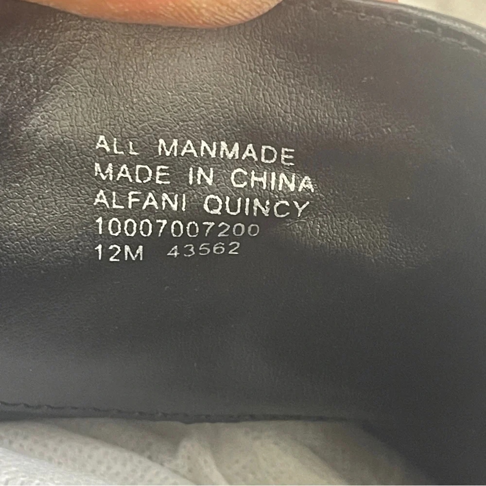 Alfani Black Men's Dress Shoes size 12